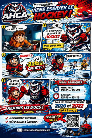 Viens essayer le Hockey !