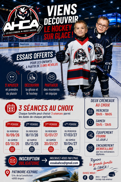 Viens essayer le hockey ! 